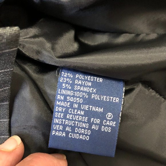 Skirt Suit "Evan Picone" Charcoal Grey Pin-Striped, $200 new - Picture 2 of 8